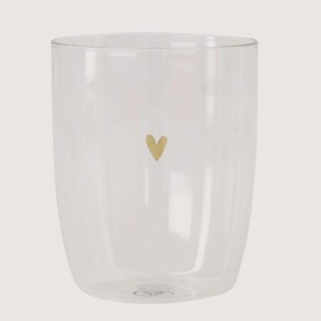 Zusss Drinkglas Hartje Transparant | Zusss