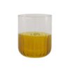 Zusss Drinkglas Transparant Oker Liefs | Zusss