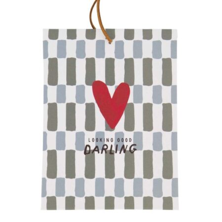 Zusss Geurzakje Hartje Darling Grijs/groen |