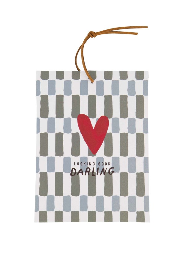 Zusss Geurzakje Hartje Darling Grijs/groen |