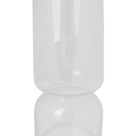 Zusss Glazen Vaas Met Bubbeltjes L | Zusss