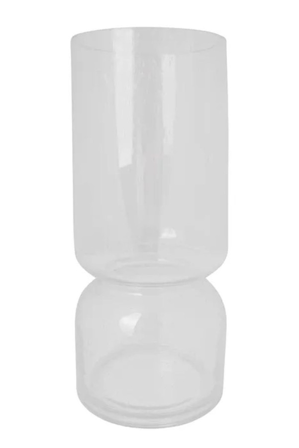 Zusss Glazen Vaas Met Bubbeltjes L | Zusss