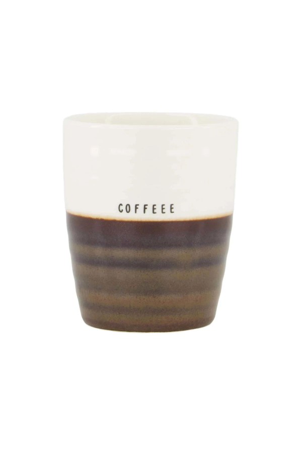 Zusss Koffiemok Coffee Wit Bruin | Zusss
