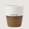 Zusss Koffiemok Genieten Wit / Bruin | Zusss