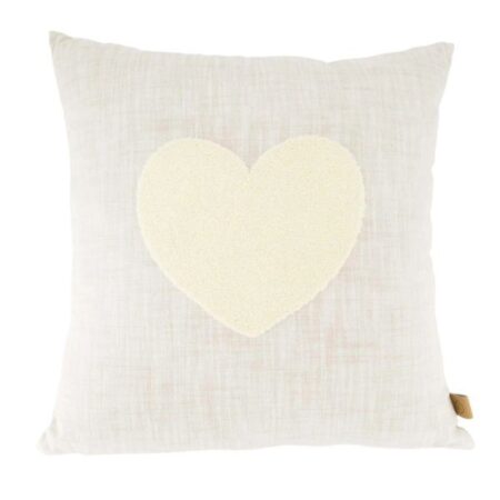 Zusss Kussen Tufted Hart Zand | Zusss