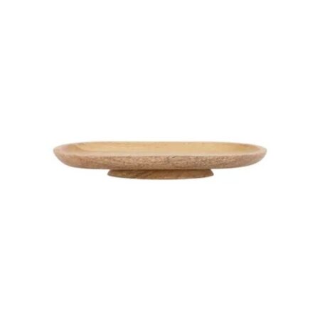 Zusss Ovalen Stylingsbord Hout 30x15x4cm | Zusss