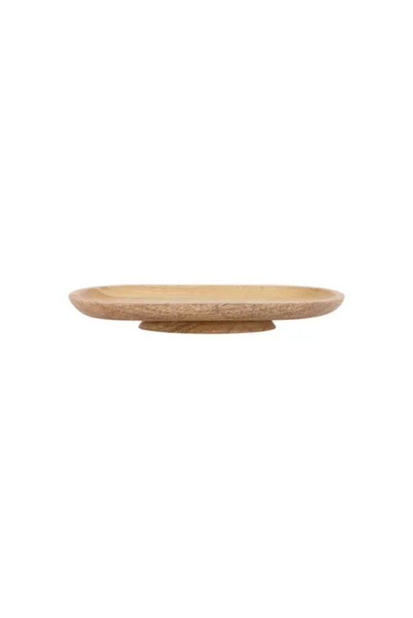 Zusss Ovalen Stylingsbord Hout 30x15x4cm | Zusss