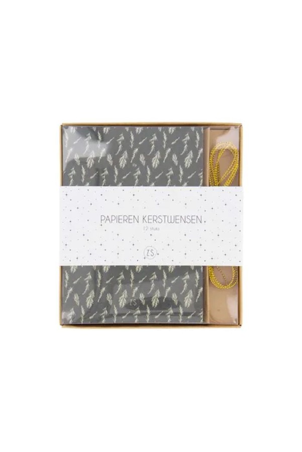 Zusss Papieren Kerstwensen Multicolor | Zusss