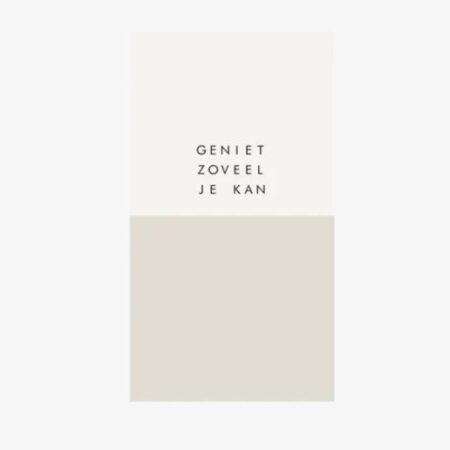 Zusss Servetten Geniet Zoveel Je Kan | Zusss
