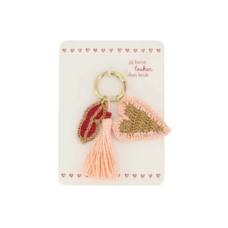 Zusss Sleutelhanger Hartje Multi | Zusss