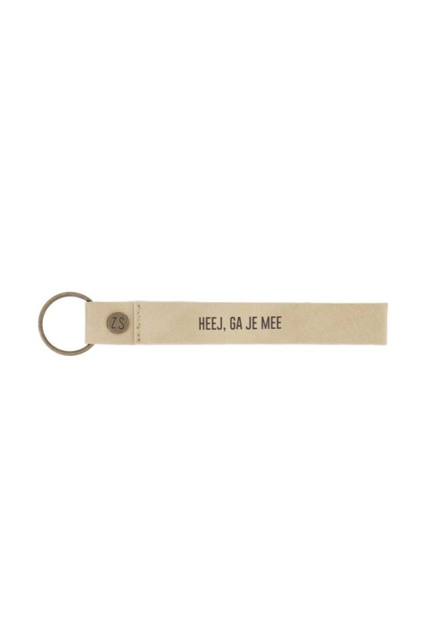 Zusss Sleutelhanger Heej Ga Je Mee Zand | Zusss