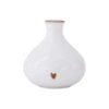 Zusss Vaasje Terracotta Hartje Wit | Zusss