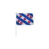 Zwaaivlag Friesland groot 50x70cm + stok | Merkloos