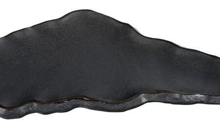 Zwart Bord Cloud - Tajimi - Porselein - 44 x 21 x 5cm | Tokyo Design Studio