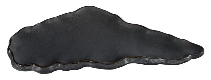 Zwart Bord Cloud - Tajimi - Porselein - 44 x 21 x 5cm | Tokyo Design Studio