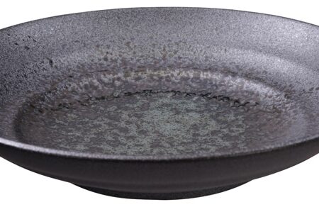 Zwart Bord - Minoyaki Collectie - 28.5 x 6cm | Tokyo Design Studio