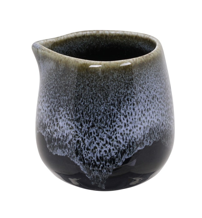 Zwart Handgemaakte Schenkbakje - Uniek Keramiek - 250ml | Tokyo Design Studio