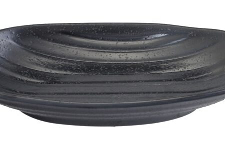 Zwart Melamine Bord - Duurzaam en Stijlvol - 23 x 14.5 x 3.5 cm | Tokyo Design Studio