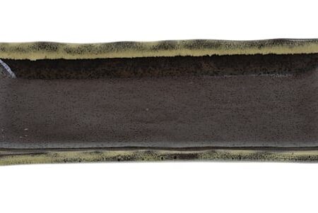Zwart Rechthoekig Bord - Large Plates - 19.3 x 9.4cm | Tokyo Design Studio