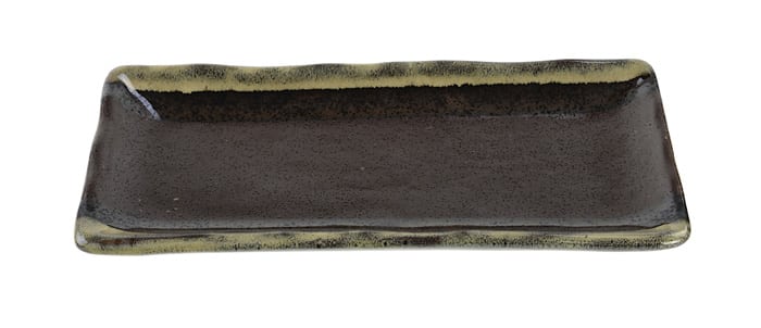 Zwart Rechthoekig Bord - Large Plates - 19.3 x 9.4cm | Tokyo Design Studio