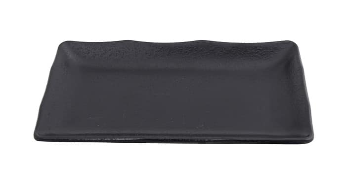 Zwart Rechthoekig Bord - Melamine - 20.7 x 13 x 2.8 cm | Tokyo Design Studio