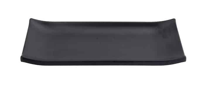 Zwart Rechthoekig Bord - Melamine - 22.5 x 9.5 x 3cm | Tokyo Design Studio