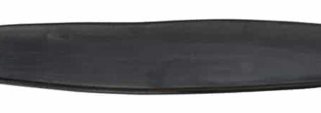 Zwart Rechthoekig Bord - Tajimi - Porselein - 50 x 12.5 x 2cm | Tokyo Design Studio