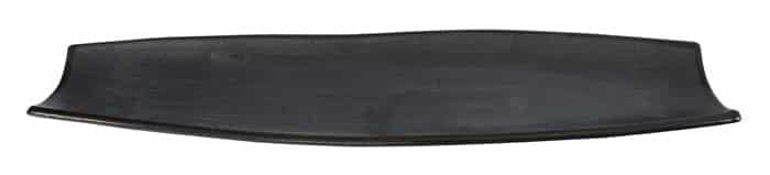 Zwart Rechthoekig Bord - Tajimi - Porselein - 50 x 12.5 x 2cm | Tokyo Design Studio