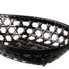 Zwart Tempura Mandje - Lacquerware - 25.5 x 14.5cm | Tokyo Design Studio