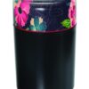 Zwart Theeblik met Bloemenpatroon - Lacquerware - 8.8 x 14 cm | Tokyo Design Studio