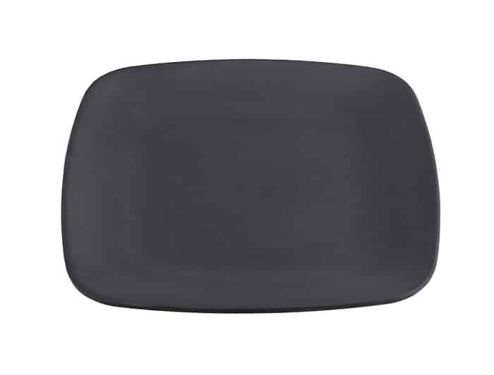 Zwart Vierkant Bord - Melamine - 14.3 x 14.3 x 1.7cm | Tokyo Design Studio