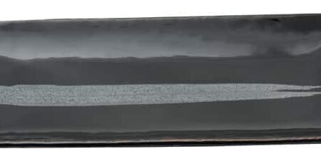 Zwart Zilver Rechthoekig Bord - Silver Brush - 29 x 13cm | Tokyo Design Studio