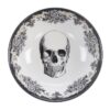 Zwart-witte keramische kom - Skull Design - Royal Stafford - 700ml - 19x5cm | Homelab