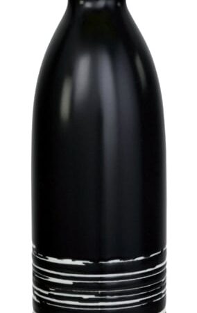 Zwart-witte sakefles - Black Maru - 180ml 17.5cm | Geen Merk