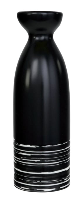 Zwart-witte sakefles - Black Maru - 180ml 17.5cm | Geen Merk