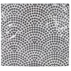 Zwart-witte servetten met stippen en bloemen - Nippon Black - 20 stuks - 33x33 cm | Tokyo Design Studio