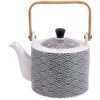 Zwart-witte theepot - Nippon Black - 800ml | Tokyo Design Studio