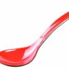 Zwart/Rode Dinerlepel - Melamine - 22.75 x 7.5cm | Tokyo Design Studio