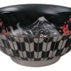 Zwart/Rode Kabuki Kom - Mixed Bowls - 1000ml - 20