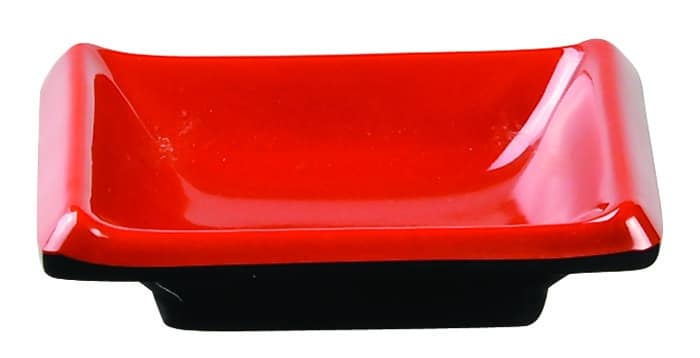 Zwart/Rood Sausbord - Melamine - 9 x 6 cm | Tokyo Design Studio