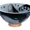 Zwart/Witte Kom - Kawaii Collectie - Porselein - 350ml - 12.5 x 6.5cm | Tokyo Design Studio