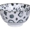 Zwart/Witte Kom - Lucky Cats - 300ml 12.7 x 6.5cm