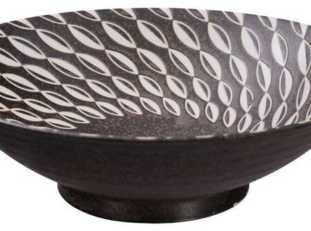 Zwart/Witte Kom - Mixed Bowls - 1600ml - 25