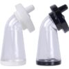 Zwart/Witte Plastic Sesam Molen - Keukenaccessoire | Tokyo Design Studio