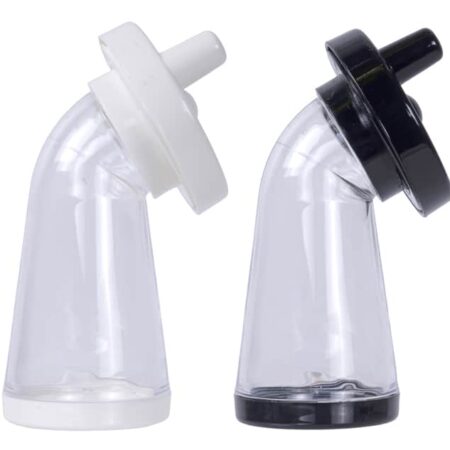 Zwart/Witte Plastic Sesam Molen - Keukenaccessoire | Tokyo Design Studio