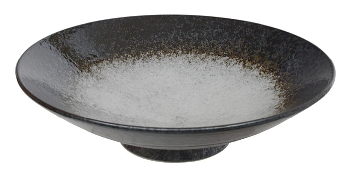 Zwart/Witte Schaal - Mino Yaki - 28 x 8cm 1500ml | Tokyo Design Studio
