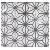 Zwart/Witte Servetten Golven Patroon - Nippon Black - 20 stuks - 33x33cm | Tokyo Design Studio