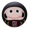 Zwarte Daruma Pop - Traditioneel Japans Gelukssymbool - 6 x 6 x 6 cm | Tokyo Design Studio