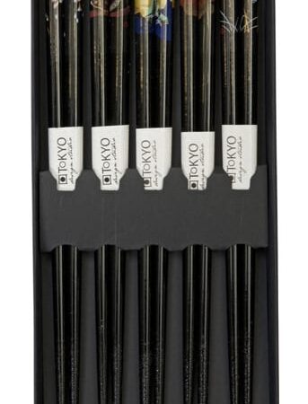 Zwarte Eetstokjes Set - Tokyo Design Studio - 5 paar | Tokyo Design Studio