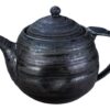 Zwarte Handgemaakte Theepot met Roestvrij Stalen Zeef | Tokyo Design Studio